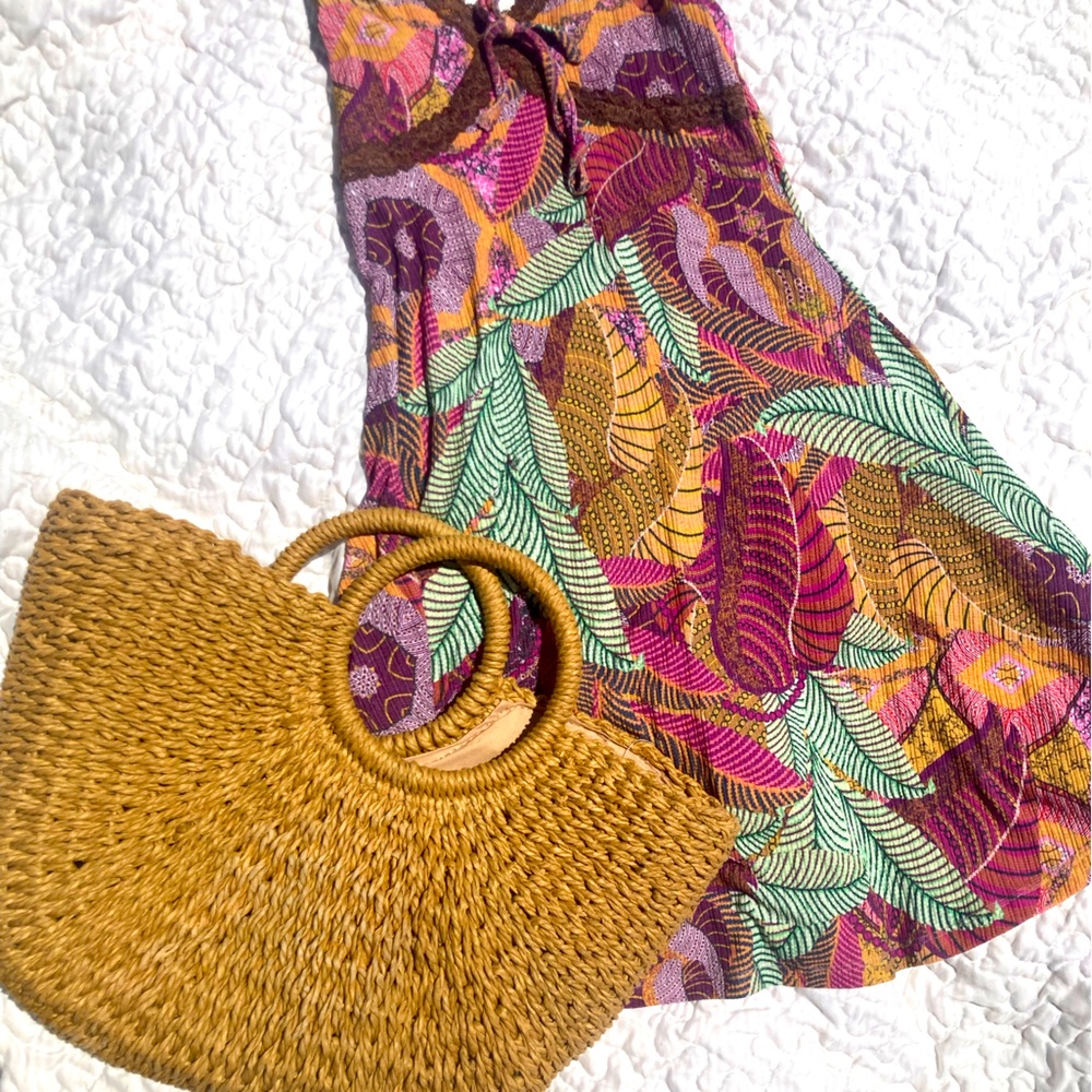 Straw Tote Bag
